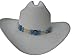Hat Band or Traditional Bone Choker - #CN-011 - Turquoise & Ivory