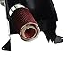 MILLION PARTS 4'' Cold Air Tube with Filters with Heat Shield 5.2L 5.9L V8 Red Compatible with 1994-2002 Dodge Ram 1500/2500 V6/V8/V10, Red and Black