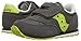 Saucony Jazz Hook & Loop Sneaker (Toddler/Little Kid), Grey/Citron, 9.5 M US Toddler