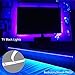 AMARS Black LED Lights Strip for Decoration, DC12V 24W 5050 SMD 2M/6.6FT 390nm-405nm Flexible Blacklights Fixture