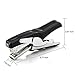 Plier Stapler, Heavy Duty Desk Staples 20 Sheets Paper Capacity Manual Stapler Save 60% Power, for Home School Supplies Portable Handheld Stapling Packaging Staple Gun for Warehouse Desk Office, Black