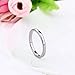 TIGRADE 2mm 4mm 6mm 8mm 10mm Titanium Ring Plain Dome High Polished Wedding Band Comfort Fit Size 3-15,2mm,Size 7