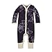 Burt's Bees Baby Baby Girls' Romper Jumpsuit, 100% Organic Cotton One-Piece Coverall, Purple Florals, 3-6 Months