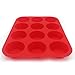 Ouddy Red Silicone Muffin Pan, One Size, Z