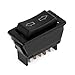 uxcell DC 12V Momentary 5 Pins DPDT Power Window Master Switch Universal for Car Truck