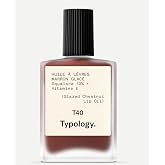 Typology T40 &mdash; Moisturizing Lip Oil 10% Squalane + Vitamin E - Glazed Chestnut
