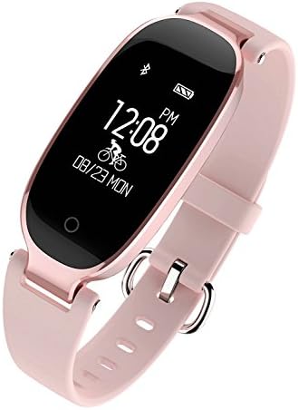 Fitness Tracker WFCL Women Heart Rate Monitor Activity Sleep Monitor Waterproof Smart Bracelet for iOS or Android (Rose gold)