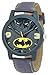 Batman Kids' BAT9041 Grey Canvas Batman Strap Watch