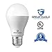 Great Eagle 40/60/100W Equivalent 3-Way A21 LED Light Bulb 3000K Bright White Color (4-Pack)