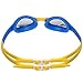 KidSwim Swimming Goggles For Children (Age 4-12) Perfect Fit, No Leak Waterproof Swim Goggles With Anti Fog Lens And Soft Silicone Strap. Carry Case Included