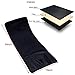 Wanty Velvet Sofa Couch Chair Armrest Soft Caddy Organizer Holder for Remote Control, Cell Phone, Book, Pencil (Black)