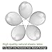 Silver Balloons Hovebeaty 12 Inches thicken Latex Metallic Balloons 100 Pack for Wedding Party Baby Shower Christmas Birthday Carnival Party Decoration Supplies