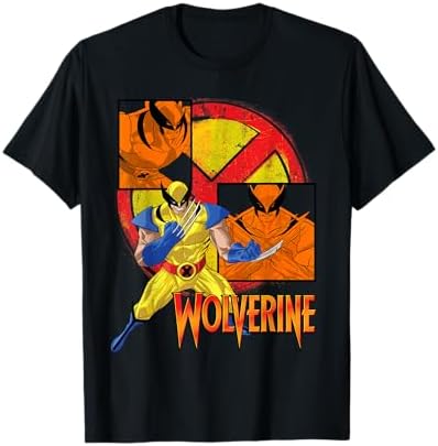 90s marvel Wolverine Tシャツ X-MENアメコミマーベル Amazon.com: Marvel X-Men Wolverine 90s Animated Series T-Shirt