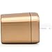 Allytech 2.4A 12W 2-Port Travel Home USB Wall Charger with Foldable Plug For iPhone 7 / 6s / Plus, iPad Air 2 / mini 3, Galaxy S Series, Note Series and Android or USB Devices (Bucket Shape-Gold)