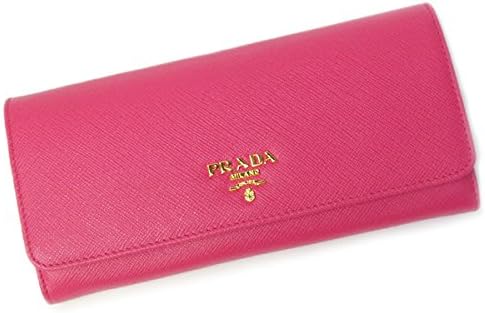 Amazon Prada 1mh132 Saffiano Metal Peonia プラダ 長財布 パスケース ファスナー小銭入付 サフィアーノ 型押レザー ピンク ゴールド 並行輸入 財布