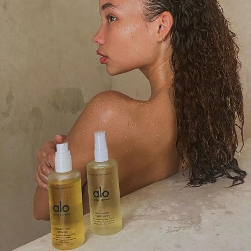 Alo Magnesium Reset Body Spray | For Sleep & Natural Stress Relief – Calming Blend with Magnesium, Valerian Root, Arnica & Essential Oils | Made in USA - 3.2 oz