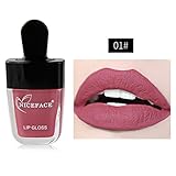 Fabal Long lasting Ice Cream Lip Gloss Tint Glosses Set Makeup Cosmetic Lipstick (A)
