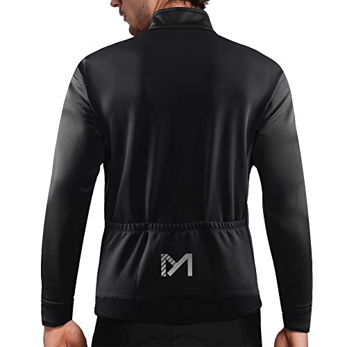 image for MEETYOO Men's Winter Thermal Cycling Jackets, Windproof Breathable Fle