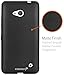 Microsoft Lumia 640 Case - Fosmon [DURA FROST] Smooth Durable & Flexible SLIM-Fit Cover for Microsoft Lumia 640 (Black)