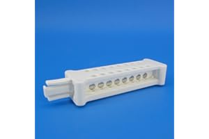 SERGI LAB SUPPLIES Magnetic Rack for DNA, RNA Purification; for 100-250 microliter PCR Tubes (Removable Magnets, 16 Tubes)