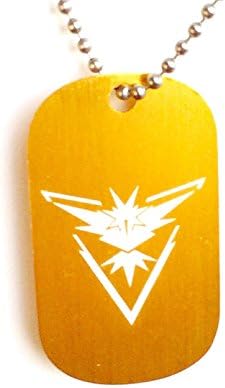 Pokémon Go! | Dog tag Necklace| Team Mystic, Instinct, Valor| Made in USA