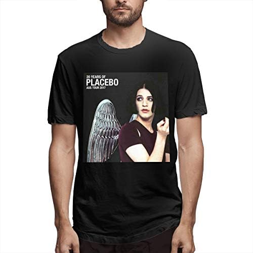 Nathalie R Salmeron Placebo Men's Crew Neck T Shirt Black