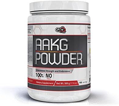 L-Arginine AAKG Powder Nitric Oxide Booster Supplement 5000mg|Pure L Arginine Alpha Ketoglutarate Amino Acid for Muscle Growth Extra Strength Pump Vascularity Energy and Endurance|50 100 200 Servings