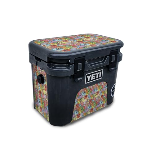 Glossy Glitter Skin Compatible with Yeti Roadie 15 Hard Cooler - Strange Crowd…