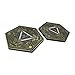 Norse Foundry Large 45mm Gold Plated Metal Crit / Fail Coin RPG D&D Critical Fumble Novelty