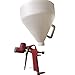 1.45 Gallon Air Hopper Spray Guns Paint Texture Drywall Wall Painting Sprayer with 3 Nozzles, Red