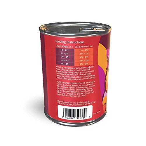 Solid Gold Canned Dog Food for Adult & Senior Dogs Made with Real