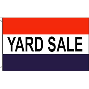 Amazon.com : Yard Sale Flag Polyester 3 ft. x 5 ft. : Outdoor Flags