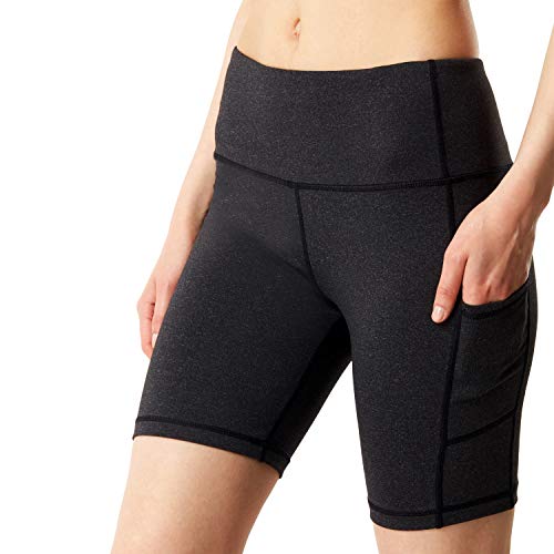 image for WANAYOU High Waist Out Pocket Yoga Short Tummy Control Workout Running