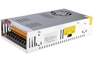 AVAWO® DC 24V15A 360W Switching Power Supply Transformer Regulated for LED Strip Light, CCTV, Radio, Computer Project etc.