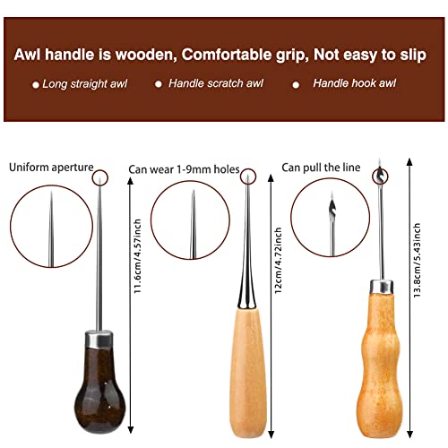 BAGERLA Upholstery Repair Kit, 48pcs Leather Sewing Kit with Upholstery