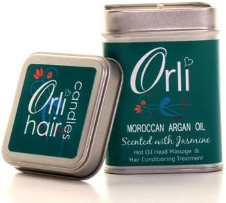Hair massage oil - Jasmine with Moroccan argan candle - 108g - Orli