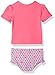 Simple Joys by Carter's Girls' 2-Piece Assorted Rashguard Sets, Pink Anchor Print/Salmon Pink Crab, 3-6 Months