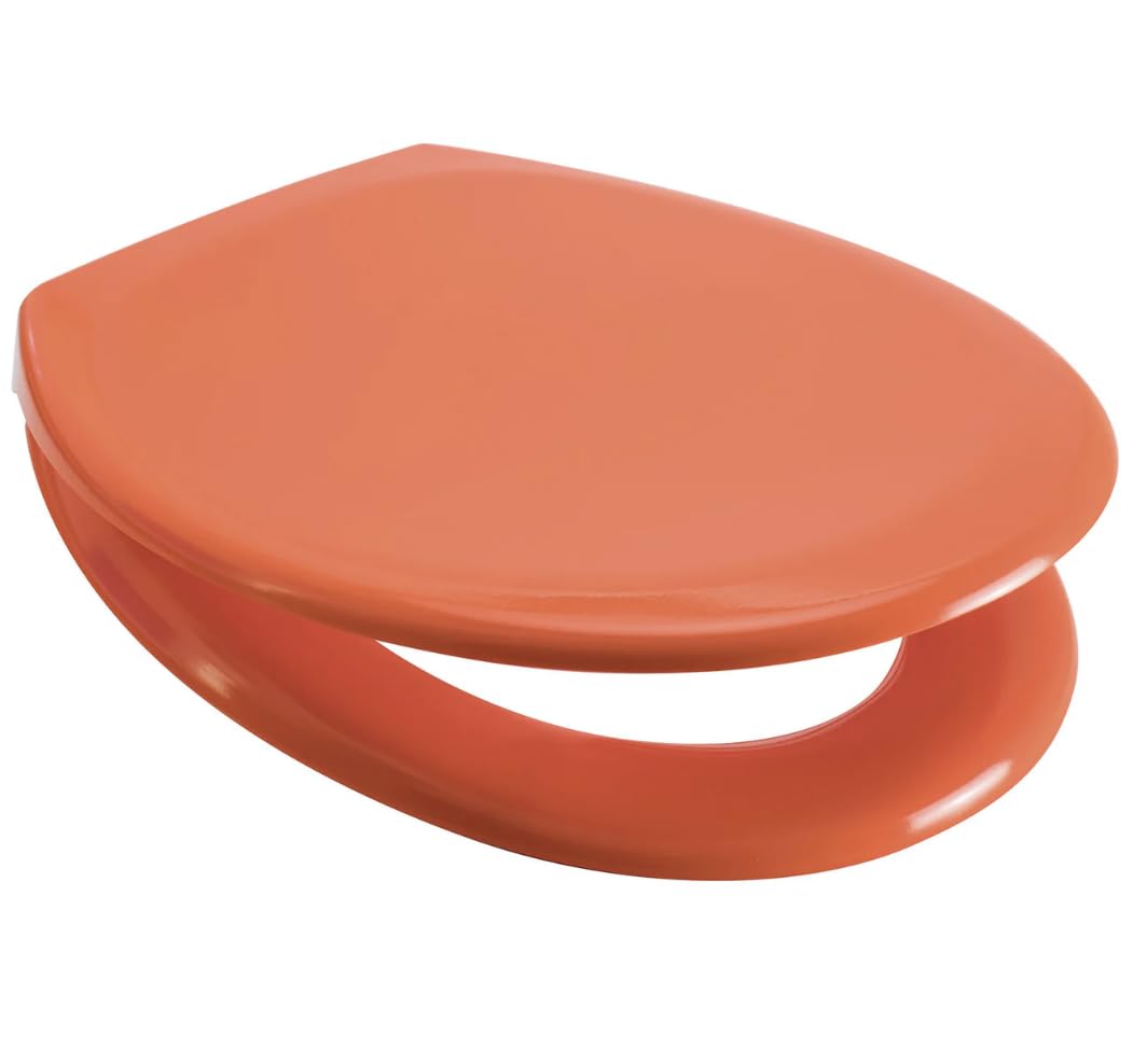 Euroshowers Rainbow Soft Close Toilet Seat (orange)