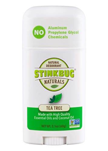 Stinkbug Naturals All Natural Deodorant, Tea Tree, 2.1 Ounce
