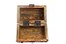 Pirate Treasure Chest Wood Keepsake Jewelry Box Treasure Box 5.5x3x3.25 By Well Pack Box (Small)