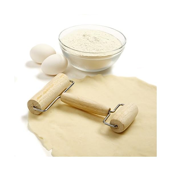Norpro Wood Pastry/Pizza Roller 4in/10cm The Home Kitchen Store