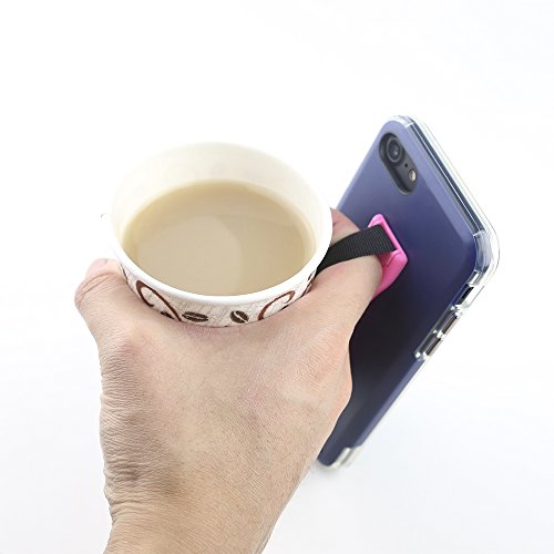 image for Gear Beast Cell Phone Grip Stand, Universal Phone Strap Finger Holder 