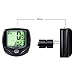 Agapo Bike Computer Wireless Cycling Speed Odometer Bicycle Sensor Automatic Waterproof