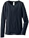 Clementine Apparel Girl's Long Sleeve T Shirt Easy Tag SoftComfort Crew Neck Lightweight 100% Cotton Undershirts Assorted Colors (3711)