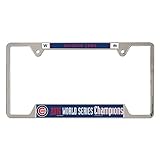 Chicago Cubs WinCraft 2016 World Series Champions Metal License Plate Frame