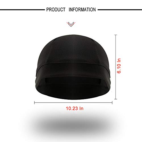3 Pack Cooling Skull Cap Helmet Liner Sweat Wicking Cycling Running Hat