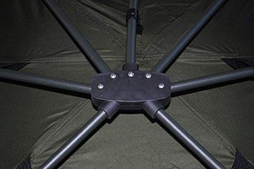 Carpline24 Angelzelt Block Bivvy I stabiles 1-Mann-Karpfen-Zelt wasserdicht 10.000mm Wassersäule I sehr schneller Aufbau… – Bild 2
