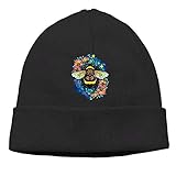 QIANGXINGWANG Bumblebee Skull Cap Beanie That Will