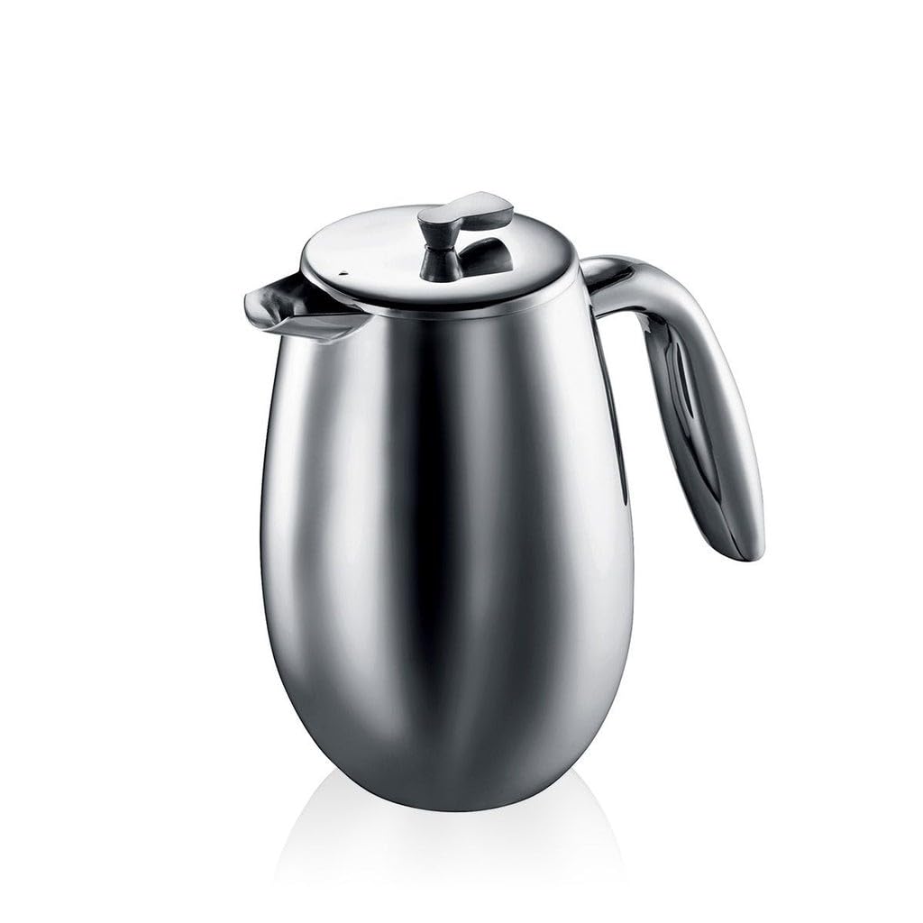 Bodum Columbia Stainless Steel Tea and Coffee Press, 0.35 Litre - 3 Cup