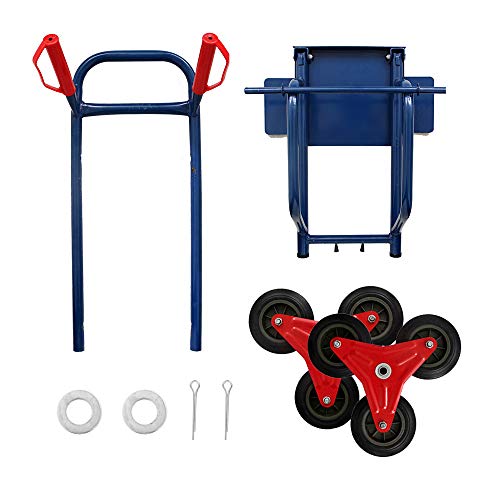 FCH Hand Truck for Stairs Industrial Heavy Duty Sack Truck with 6 Wheels Stair Climbing Cart - Thumbnail 6